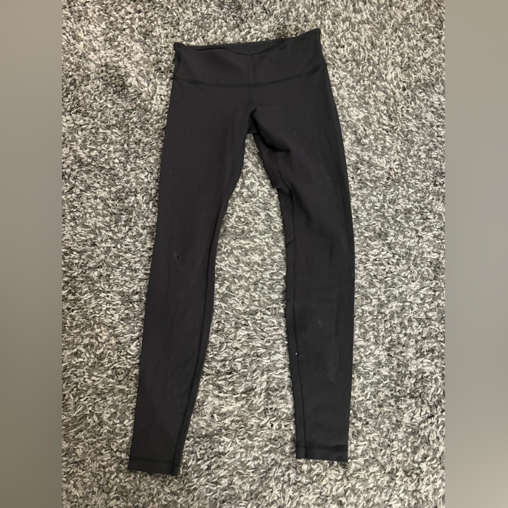 Lululemon wunder under mid rise black *some pilling